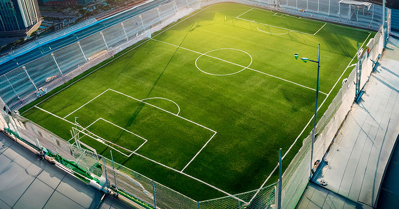 Fútbol 7 en Cancha 2 — Deportivo Roma, Ciudad de México