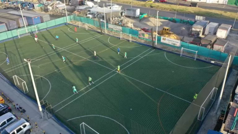 Fútbol 7 en Cancha 1 — Deportivo Roma, Ciudad de México